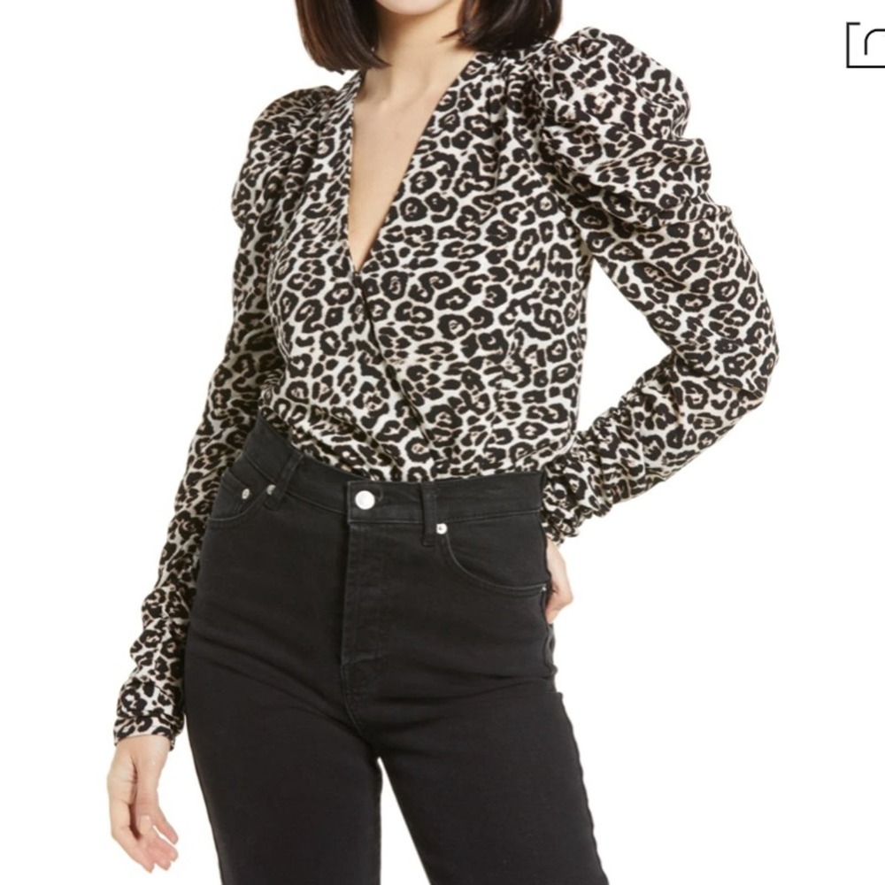 AFRM Danna Puff Sleeve Bodysuit - Picture 3 of 8